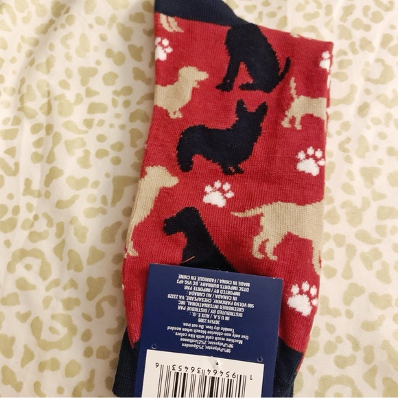 Juncture DOG LOVER Mens Printed Novelty Crew Socks - Picture 4 of 4